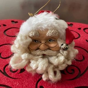 Vintage Santa Head Ornament!